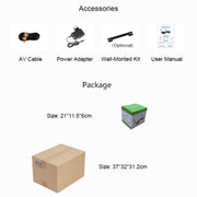 Measy AV530-2 5.8GHz Wireless Audio / Video Transmitter + 2 Receiver, Transmission Distance: 300m, AU Plug
