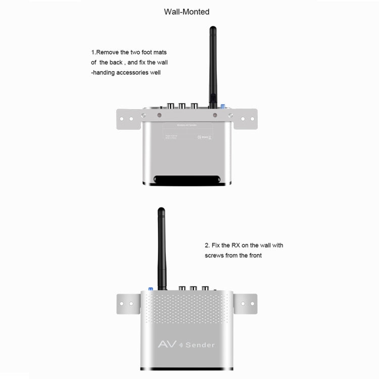 Measy AV530-2 5.8GHz Wireless Audio / Video Transmitter + 2 Receiver, Transmission Distance: 300m, AU Plug