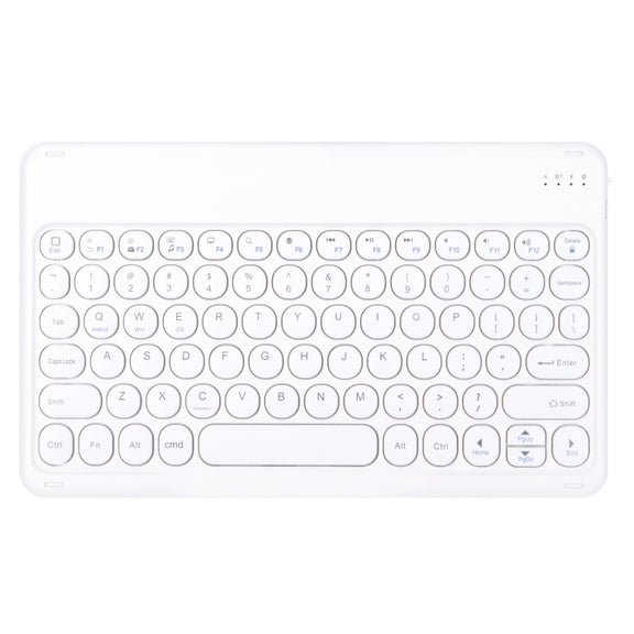 X4 Universal Round Keys Panel Spray Color Bluetooth Keyboard(White)