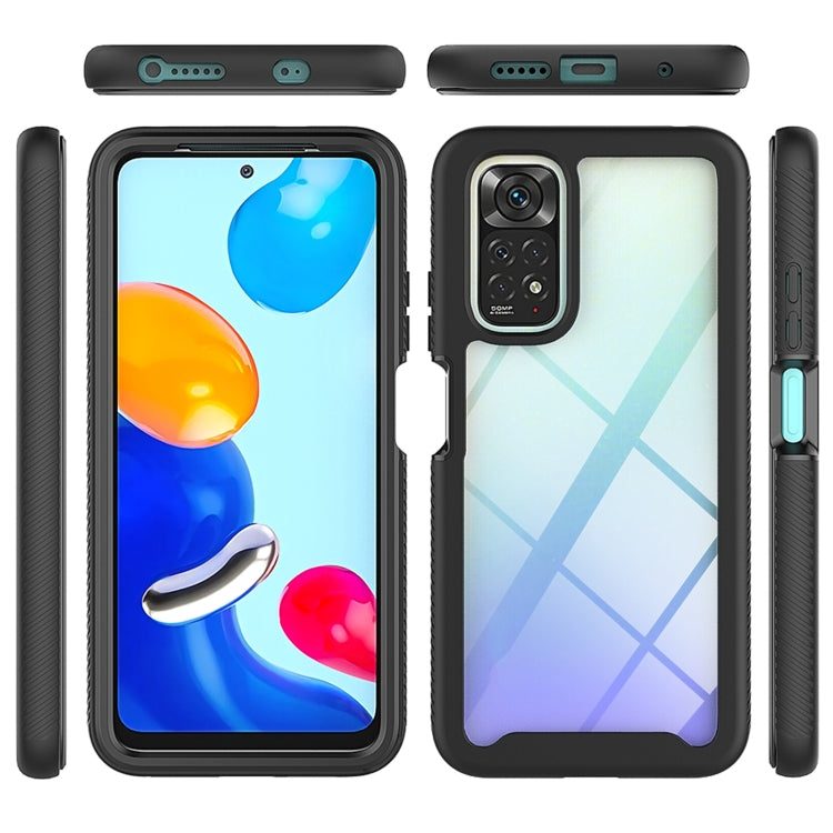 For Xiaomi Redmi Note 11 Global / Note 11S Starry Sky Solid Color Series PC + TPU Phone Case(Purple)