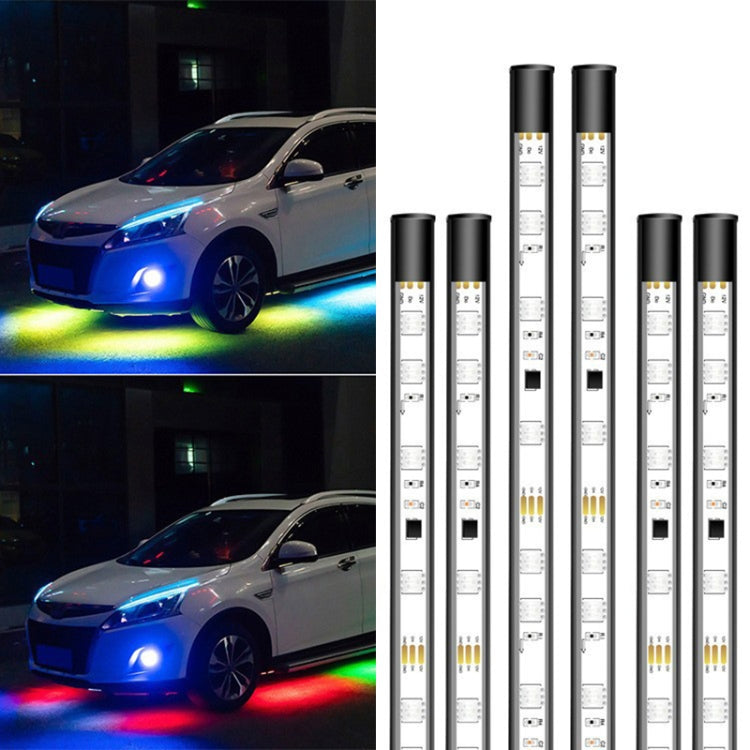 Car Modification Symphony Voice Control LED Chassis Lights, Specification:4 x 60cm + 2 x 150cm