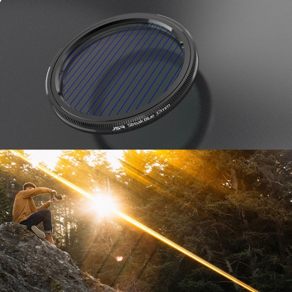 JSR Starlight Drawing Camera Lens Filter, Size:37mm(Streak Gold)