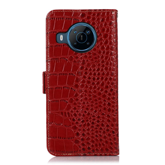 For Nokia X100 Crocodile Top Layer Cowhide Leather Phone Case(Red)