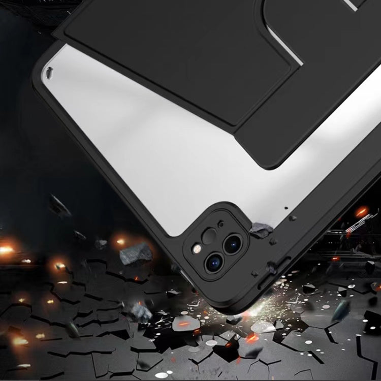 Mutural Jianshang Series Tablet Leather Smart Case For iPad Air 2022 / 2020 10.9 / Pro 11(Pink)