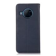 For Nokia X100 KHAZNEH Nappa Top Layer Cowhide Leather Phone Case(Blue)