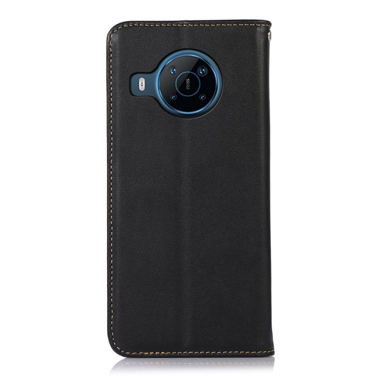 For Nokia X100 KHAZNEH Nappa Top Layer Cowhide Leather Phone Case(Black)