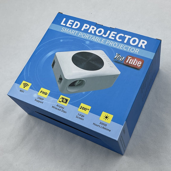 Y2 1280x720P 80ANSI Mini LCD LED Smart Projector, Plug Tpye:UK Plug