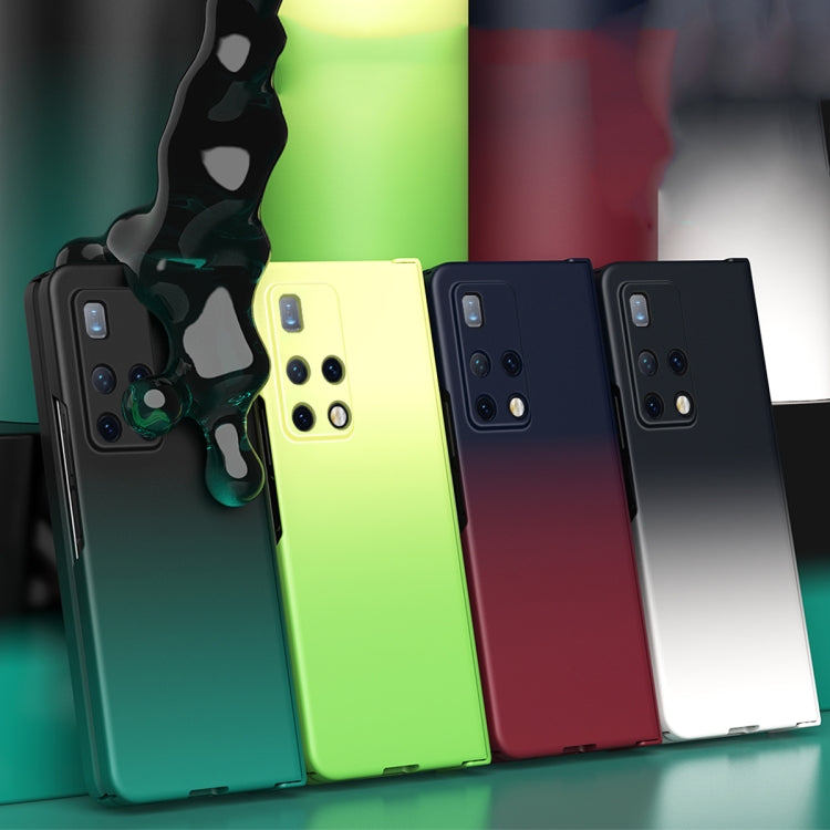 For Huawei Mate X2 Colorful Gradient Phone Case(Blue Red)