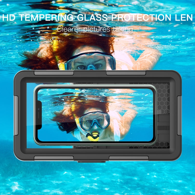 RedPepper 2nd Generation Diving Water-resistant Protective Case, Water-resistant depth: 15m(Black + Green)