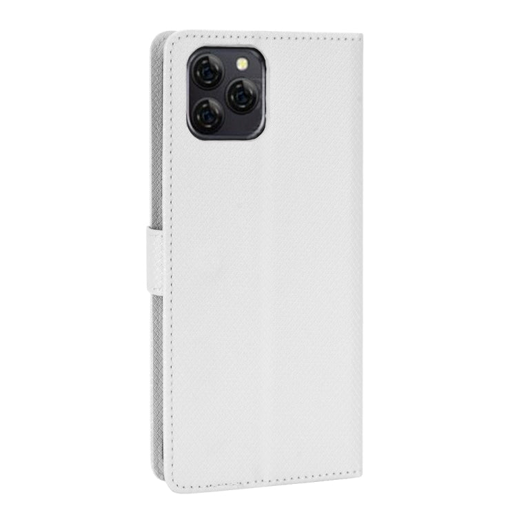 For Blackview A95 Diamond Texture Leather Phone Case(White)