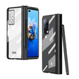 For Huawei Mate X2 Electroplating Hinge Phone Case with Stylus(Black) - Huawei Cases by PMC TechLife | Online Shopping South Africa | PMC TechLife | Buy Now Pay Later Mobicred
