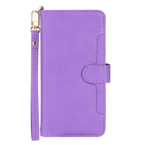 For Doogee S86 / S86 Pro Litchi Texture Zipper Leather Phone Case(Purple)