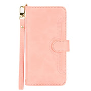 For Doogee S88 Pro / S88 Plus Litchi Texture Zipper Leather Phone Case(Pink)