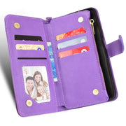 For Doogee X96 Pro Litchi Texture Zipper Leather Phone Case(Purple)
