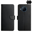For Nokia X100 Genuine Leather Fingerprint-proof Horizontal Flip Phone Case(Black) - Nokia Cases by PMC TechLife | Online Shopping South Africa | PMC TechLife | Buy Now Pay Later Mobicred