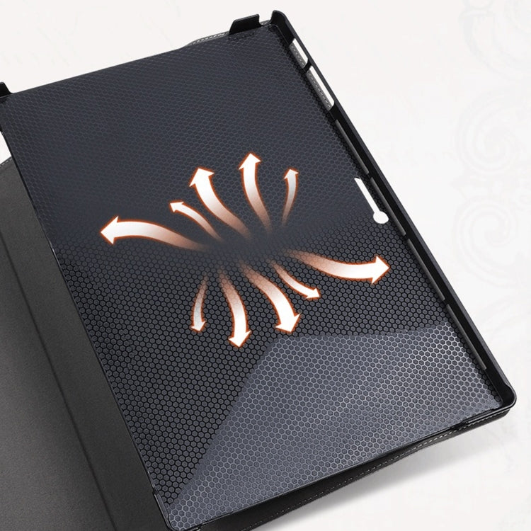 For MicroSoft Surface Pro 8 Deer Head Pattern Tablet Leather Case(Black)
