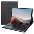 SF128 Tree Texture Bluetooth Keyboard Leather Tablet Case For Microsoft Surface Pro 8(Black) - Others Keyboard by PMC TechLife | Online Shopping South Africa | PMC TechLife