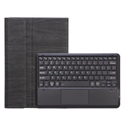 SF128-A Tree Texture Touchpad Bluetooth Keyboard Leather Tablet Case For Microsoft Surface Pro 8(Black)