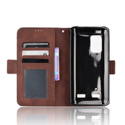 For Ulefone Armor X10 / X10 Pro Skin Feel Calf Texture Card Slots Leather Phone Case(Brown)