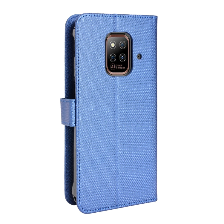 For Ulefone Power Armor 14 / 14 Pro Diamond Texture Leather Phone Case(Blue)