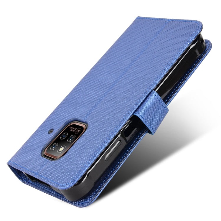 For Ulefone Power Armor 14 / 14 Pro Diamond Texture Leather Phone Case(Blue)