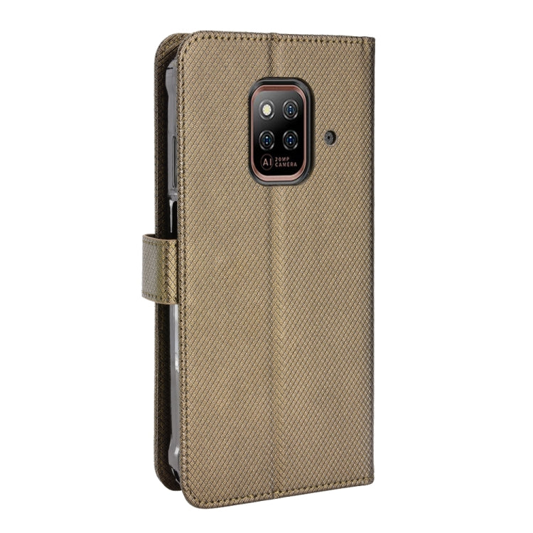 For Ulefone Power Armor 14 / 14 Pro Diamond Texture Leather Phone Case(Brown)