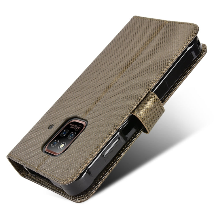 For Ulefone Power Armor 14 / 14 Pro Diamond Texture Leather Phone Case(Brown)