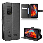 For Ulefone Armor X10 / X10 Pro Diamond Texture Leather Phone Case(Black)