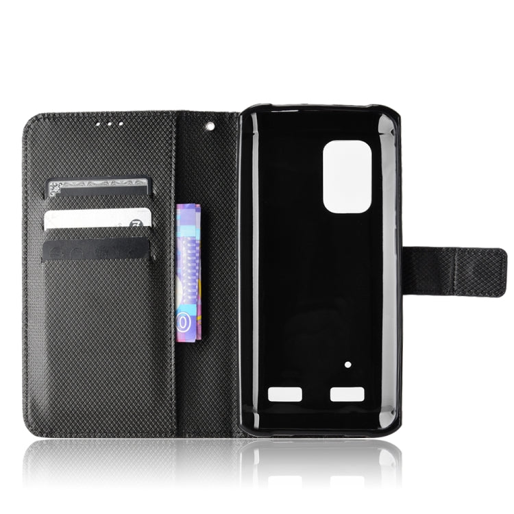 For Ulefone Armor X10 / X10 Pro Diamond Texture Leather Phone Case(Black)