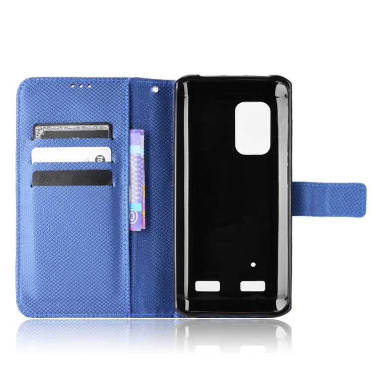 For Ulefone Armor X10 / X10 Pro Diamond Texture Leather Phone Case(Blue)