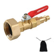 A6862 RV Female Thread 1/4 Drain Fitting Adapter with Storage Bag - Others by PMC TechLife | Online Shopping South Africa | PMC TechLife | Buy Now Pay Later Mobicred