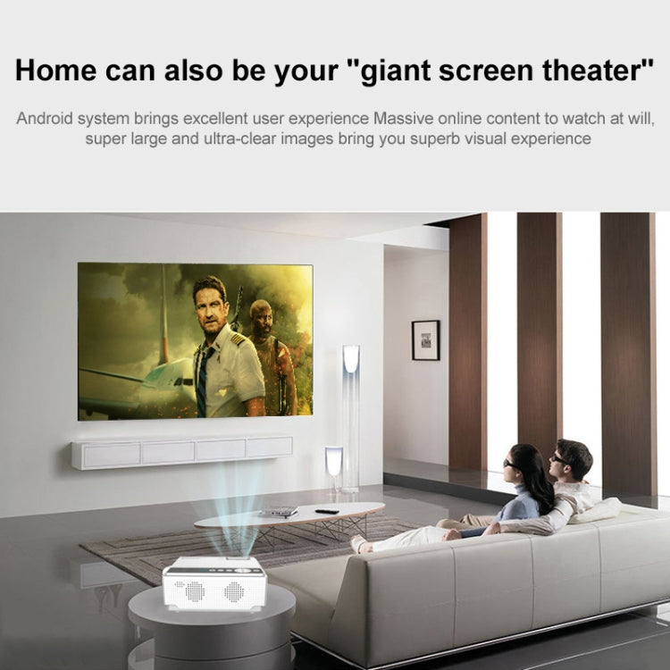 E460 1280x720P 120ANSI LCD LED Smart Projector, Basic Version, Plug Type:US Plug