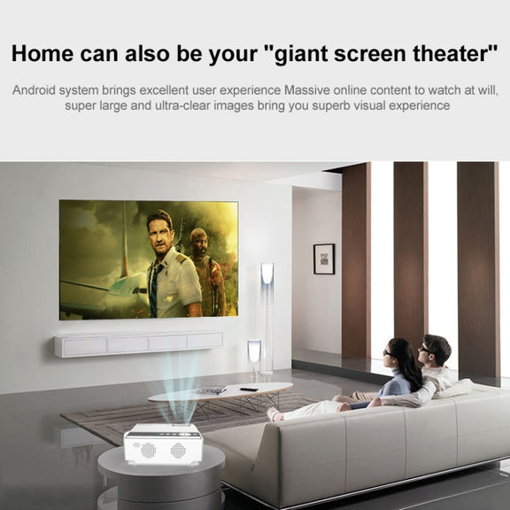 E460 1280x720P 120ANSI LCD LED Smart Projector, Basic Version, Plug Type:EU Plug