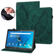 For Lenovo M10 Plus X606F Big Butterfly Embossed Leather Tablet Case(Green) - Lenovo by PMC TechLife | Online Shopping South Africa | PMC TechLife | Buy Now Pay Later Mobicred