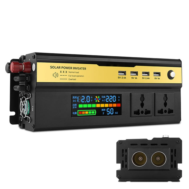 8896 2200W Car Smart Multi-functional Digital Display Inverter, Specification:24V