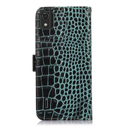 For Nokia C2 2nd Edition Crocodile Top Layer Cowhide Leather Phone Case(Green)