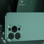 For iPhone 12 Pro Max Electroplating Frosted Frameless Phone Case(Black)