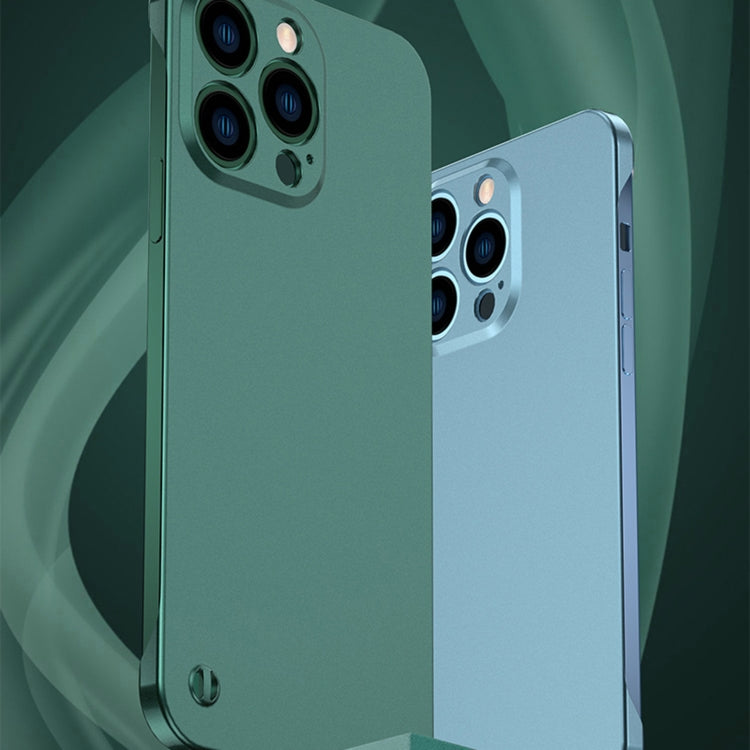 For iPhone 11 Pro Electroplating Frosted Frameless Phone Case (White)