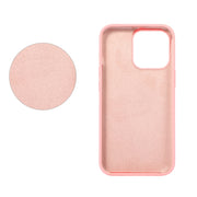 For iPhone 14 Pro Max Liquid Silicone Phone Case (White)