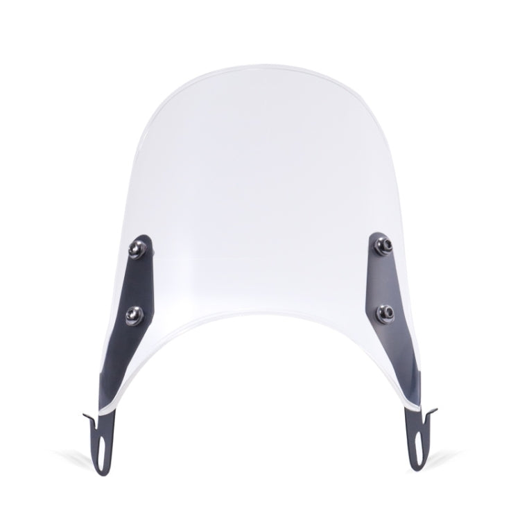 XRL-456120 Motorcycle 5-7 inch Headlight Retro Windshield(Transparent)