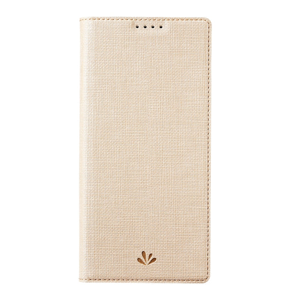 For Sharp Aquos R7 ViLi DMX Series Shockproof TPU + PU Leather Magnetic Attraction Horizontal Flip Case(Gold)