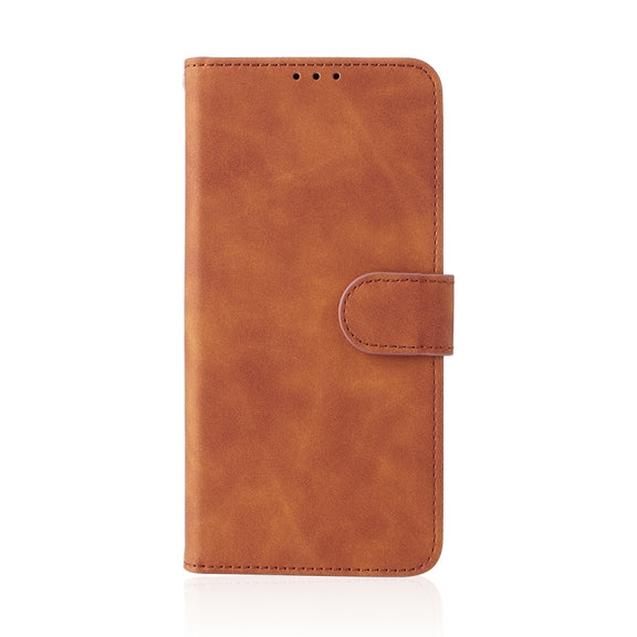 For Ulefone Armor X10 Skin Feel Magnetic Flip Leather Phone Case(Brown)
