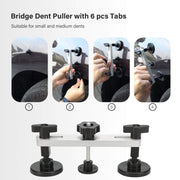 D3 96 in 1 Car Paintless Dent Dings Repair Lifter Tools Kit, Plug Type:EU Plug