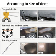 D3 96 in 1 Car Paintless Dent Dings Repair Lifter Tools Kit, Plug Type:EU Plug