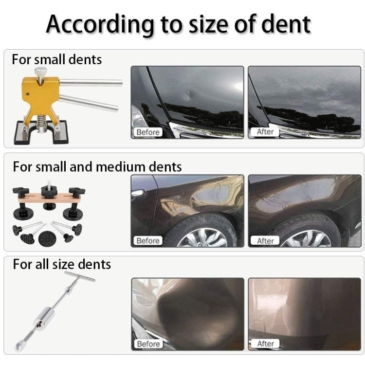 D3 96 in 1 Car Paintless Dent Dings Repair Lifter Tools Kit, Plug Type:US Plug