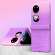 For Huawei P50 Pocket Rainbow Gradient Hinge Shockproof Phone Case(Purple Pink) - Huawei Cases by PMC TechLife | Online Shopping South Africa | PMC TechLife | Buy Now Pay Later Mobicred