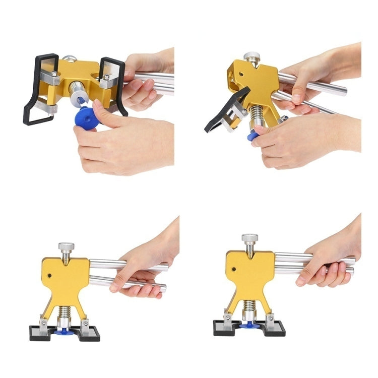 D6 44 in 1 Car Paintless Dent Dings Repair Lifter Tools Kit, Plug Type:EU Plug
