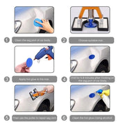 N3 83 in 1 Car Paintless Dent Removal Fender Damage Repair Puller Lifter, Plug Type:US Plug