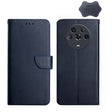 For Honor Magic4 Genuine Leather Fingerprint-proof Horizontal Flip Phone Case(Blue) - Honor Cases by PMC TechLife | Online Shopping South Africa | PMC TechLife | Buy Now Pay Later Mobicred