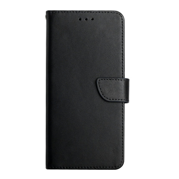 For Honor Magic4 Genuine Leather Fingerprint-proof Horizontal Flip Phone Case(Black)
